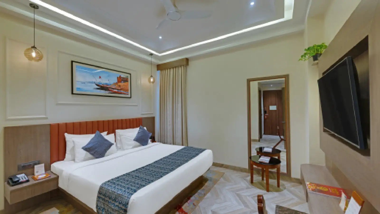 Deluxe Room at IRA by Orchid Ayodhya – Comfortable Stay Near Ram Mandir and Key Landmarks