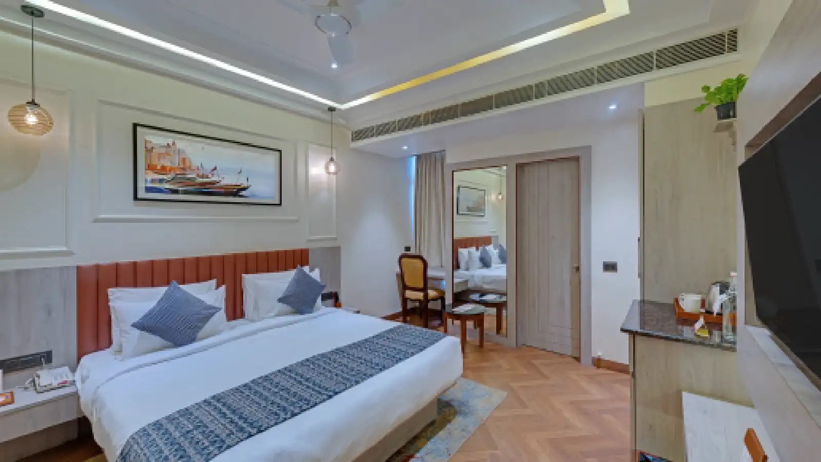 Luxury Room at IRA by Orchid Hotels Ayodhya – Upscale Stay Near Ram Mandir with Modern Amenities