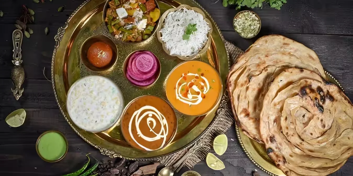 North Indian food of the Delhi NCR near Noida.