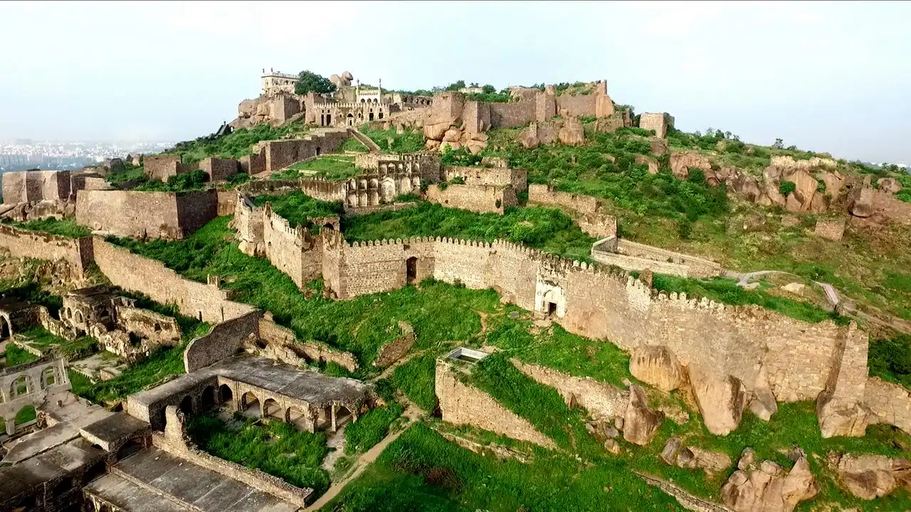 Golconda Fort ramparts Hyderabad