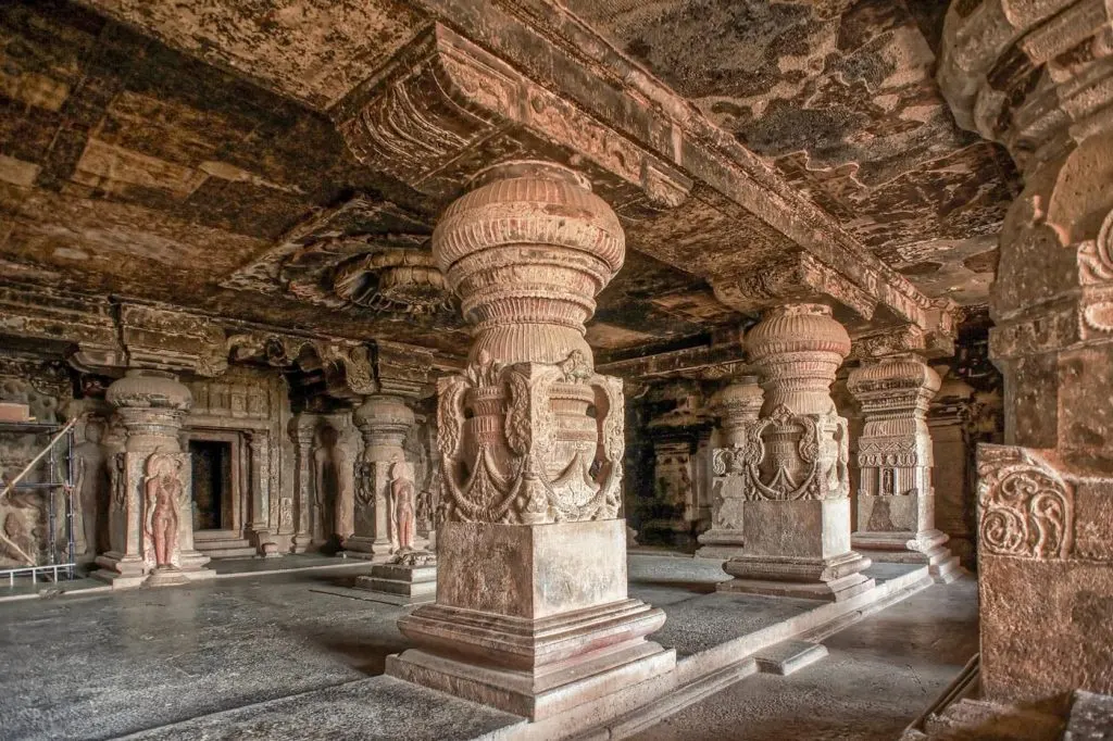 Ellora Caves carving