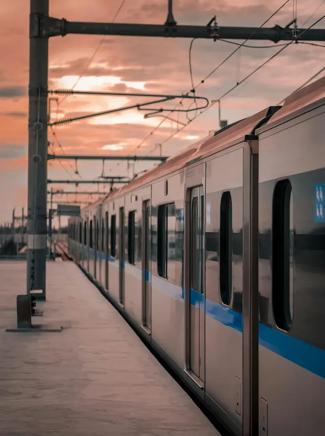 Bhavnagar Railway Station near IRA by Orchid Bhavnagar, a major transportation hub connecting the city with key destinations.