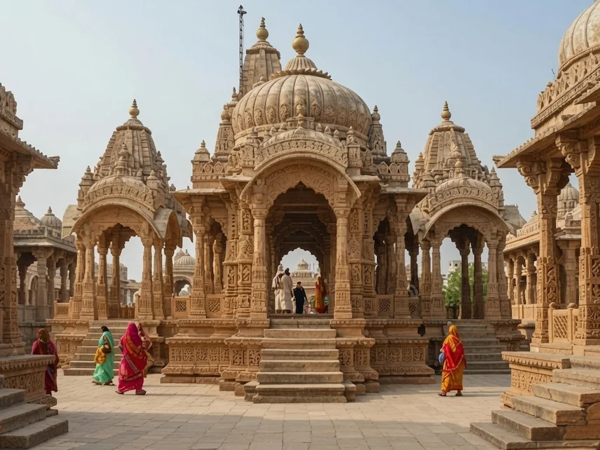 Historic Ganga Deri monument in Bhavnagar