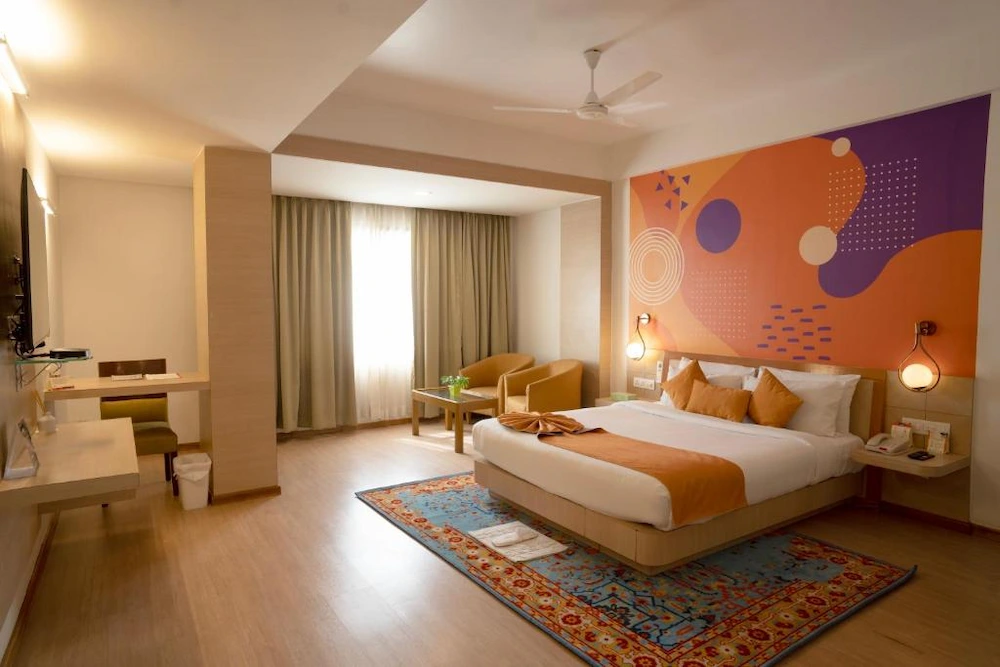 Hotel in Orissa featuring an exquisite banquet hall, perfect for any grand celebration or corporate gathering.