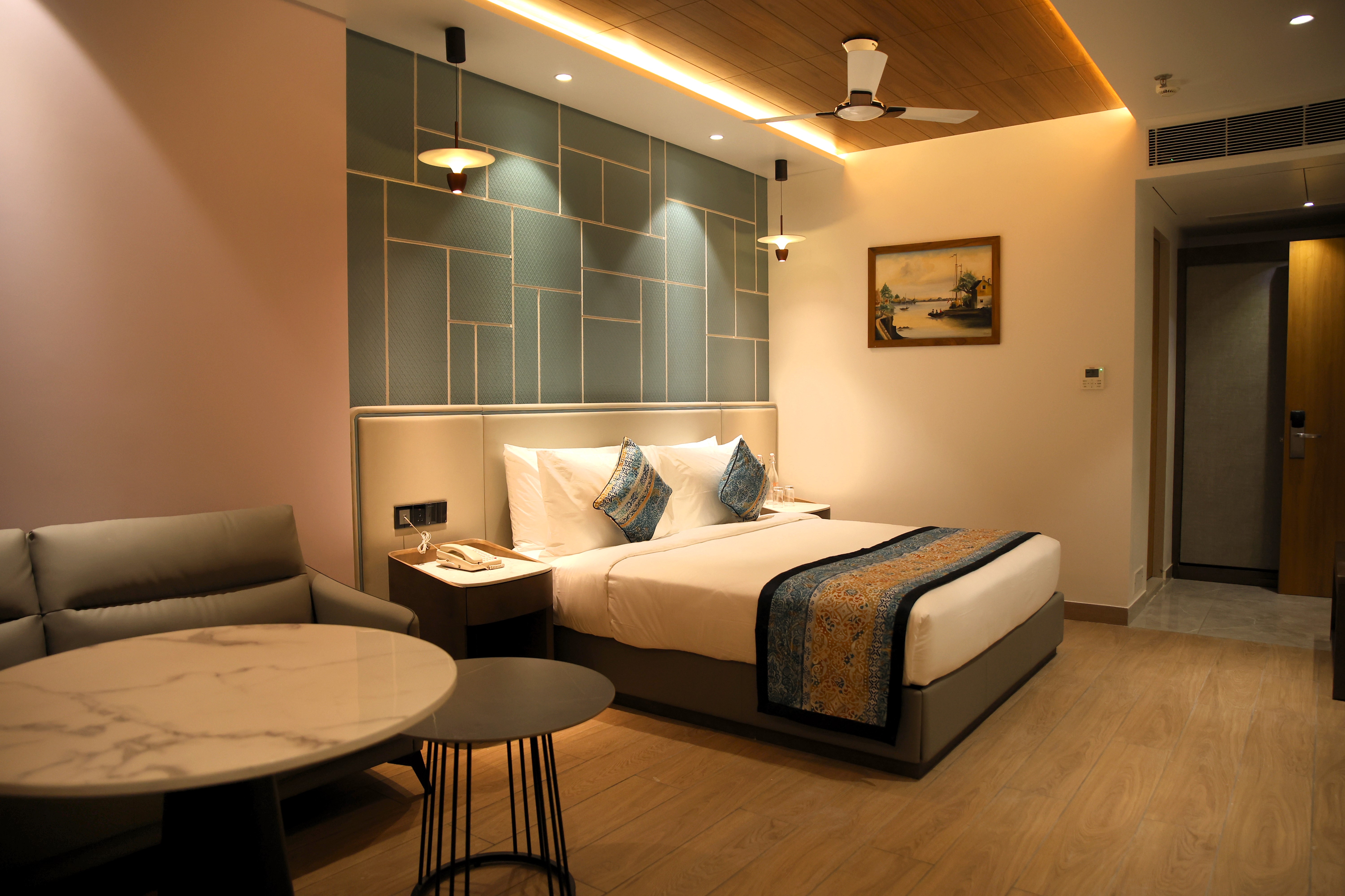 Premier 2 Room in Dwarka – Spacious, Cozy, and Comfortable Hotel Room for Stay